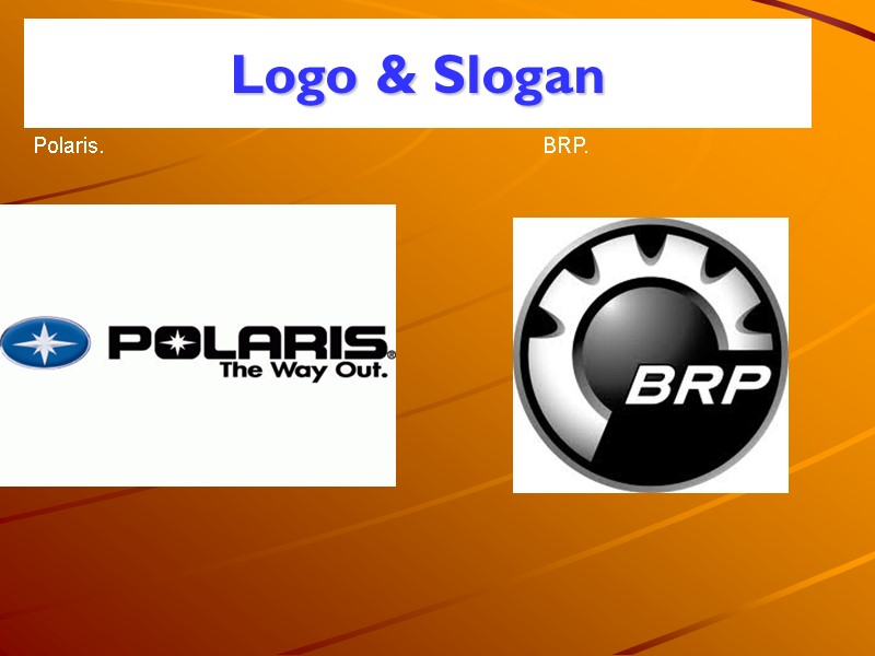 Logo & Slogan Polaris. BRP.